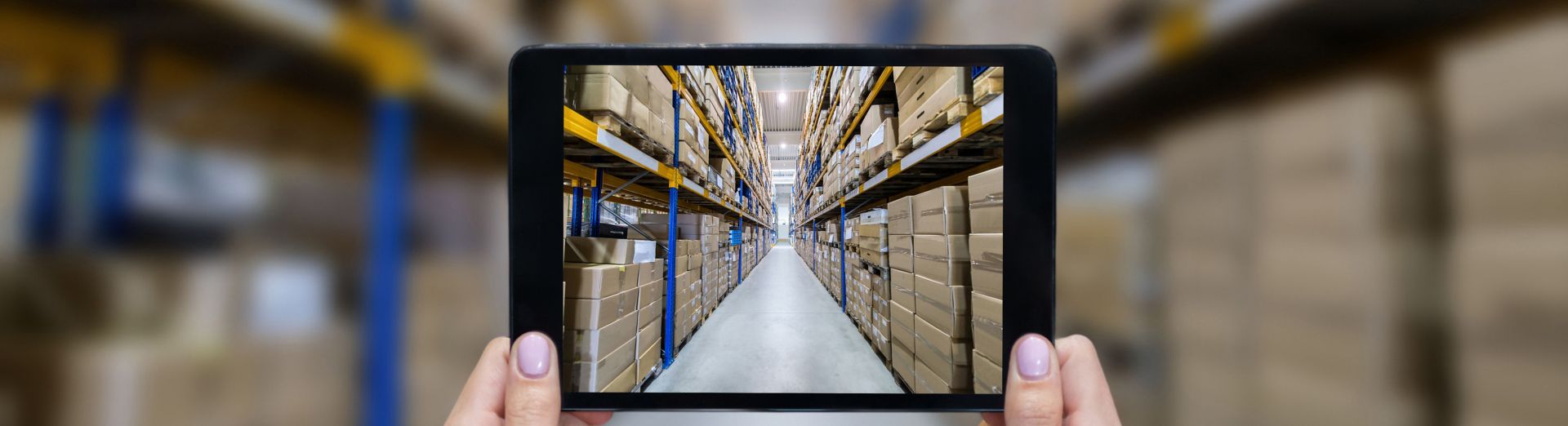 Supply chain software in a warehouse