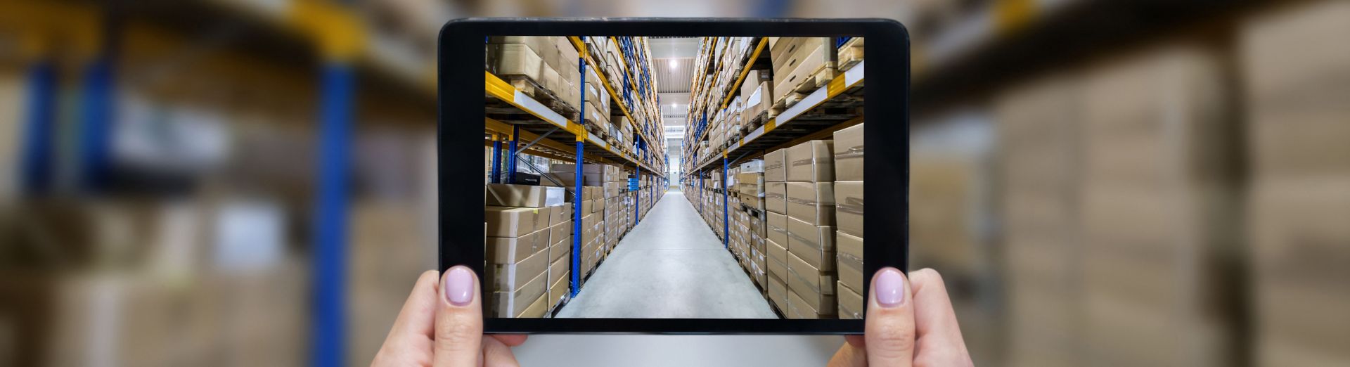 Supply chain software in a warehouse