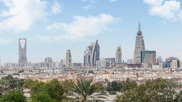 View Of Buildings Against Cloudy Sky