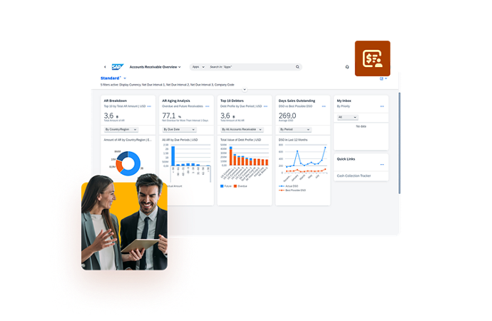 Finans için SAP Business AI ekran görüntüsü