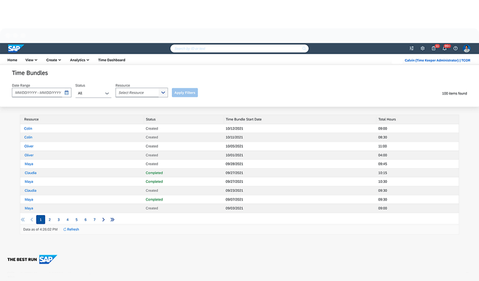 SAP Fieldglass Assignment Management screenshot