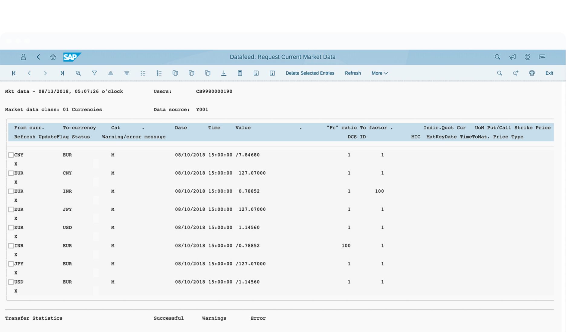 SAP Market Rates Management Market Data Assessment and Integration