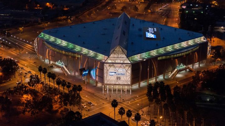 From Eagles to Sharks: Watch the SAP Center transform overnight - Silicon  Valley Business Journal