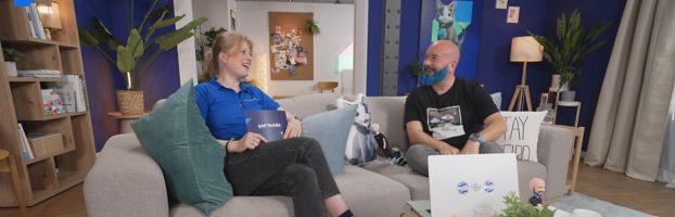 SAP Developer Advocates sitting around a table in discussion